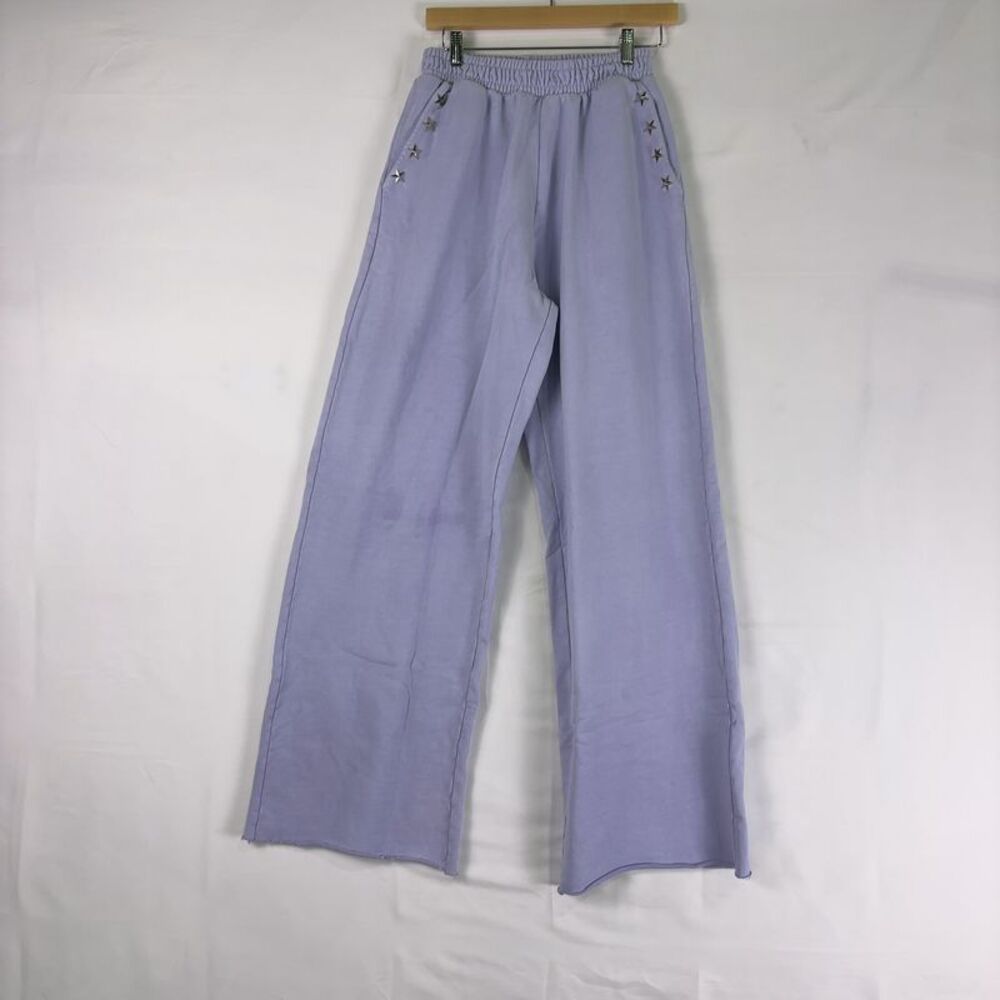 Unknown COZY FLARE LAVENDER SWEATS w/Stars